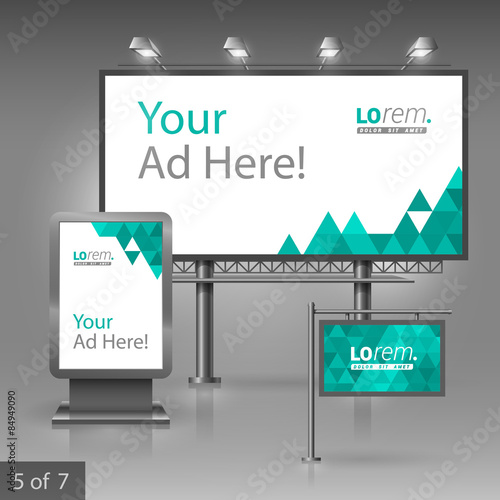 Outdoor advertising design