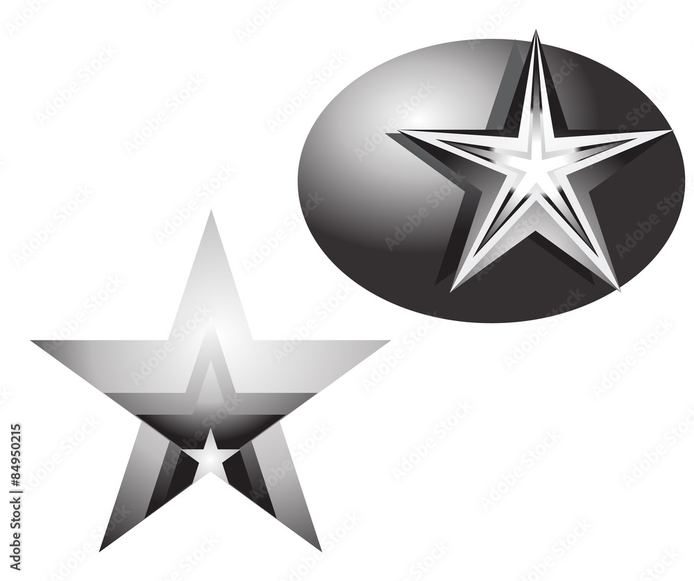 star element vector design of a metal star star element vector design of a metal star