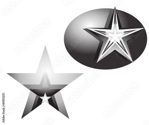 star element vector design of a metal star