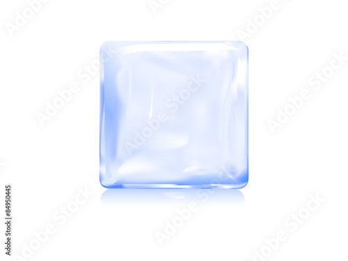 ice block icon vector illustration of frozen block
