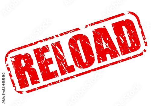 Reload red stamp text