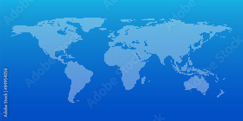 Dot World maps and globes business background  Vector illustrati