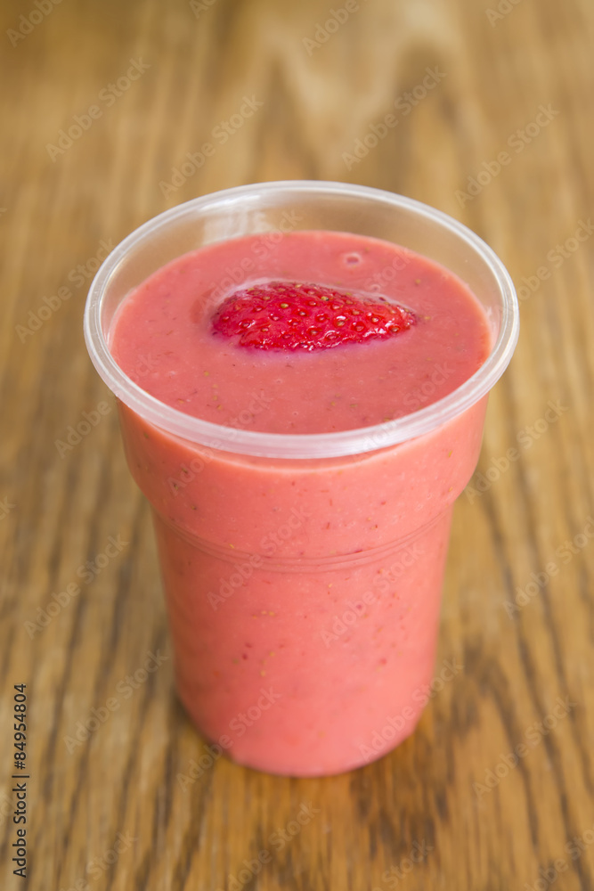 strawberry smoothie with whole strawberries strawberry smoothie with whole strawberries