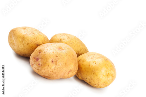yellow potatoes in peel