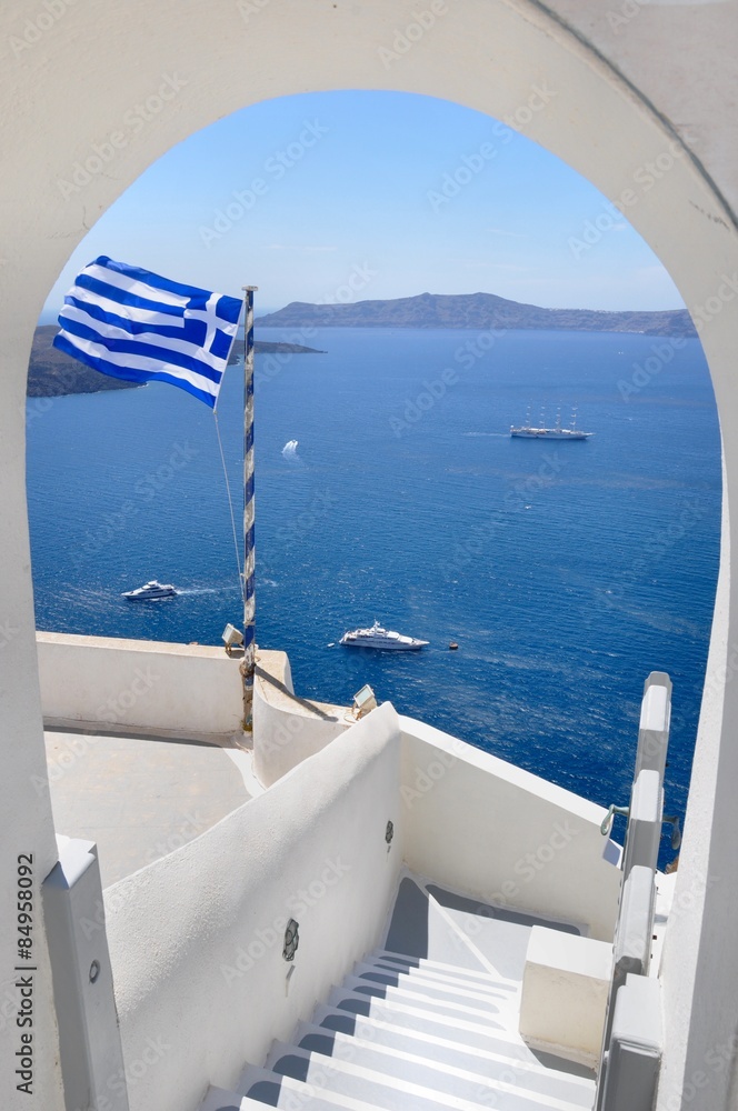 Fototapeta premium Santorin