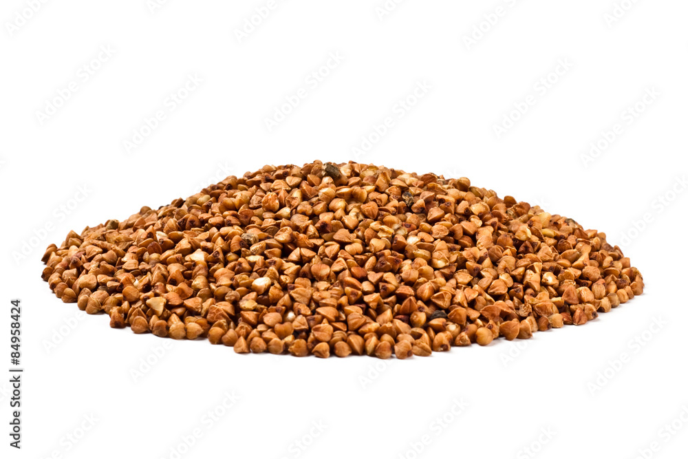 Naklejka premium buckwheat handful