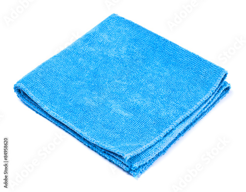 blue microfiber duster