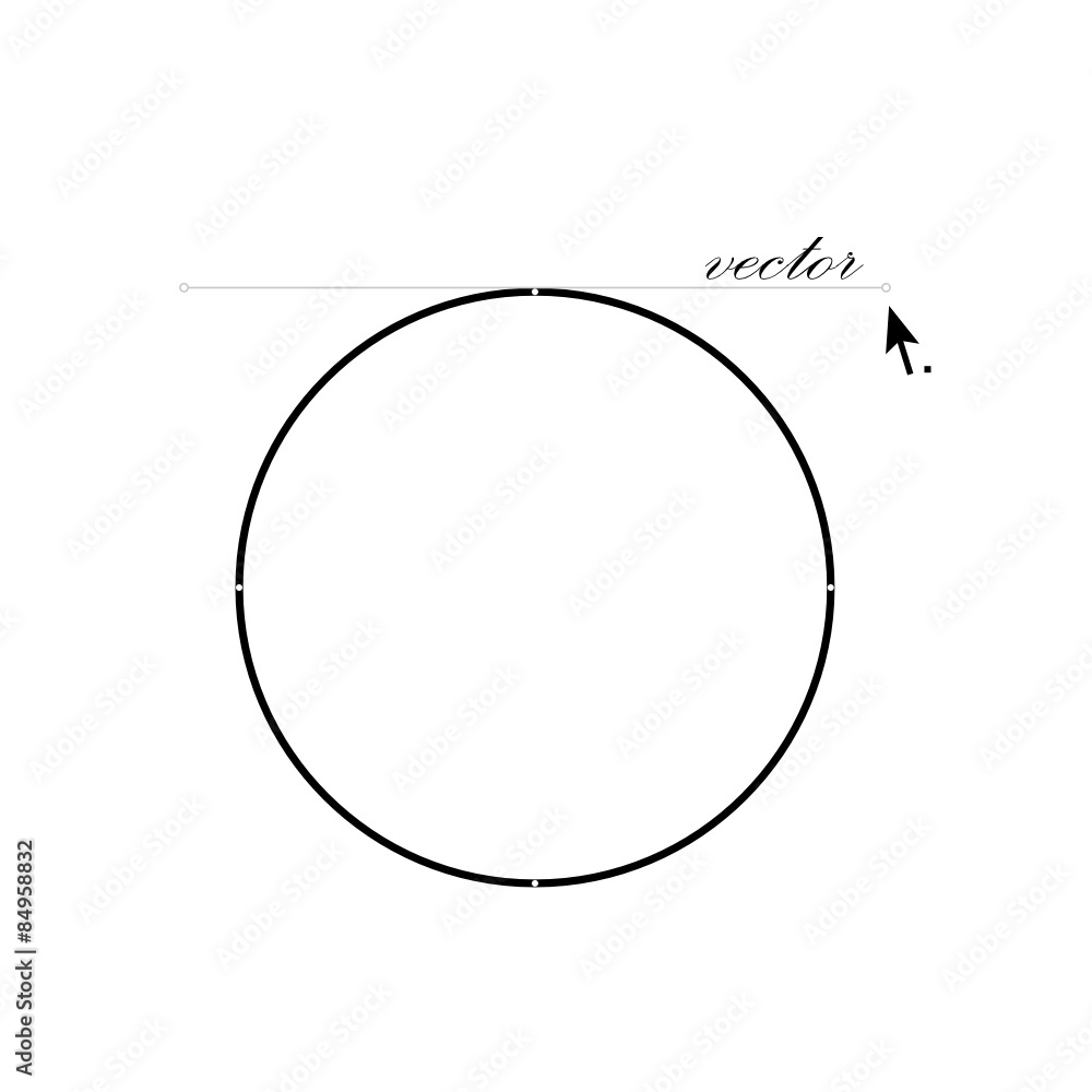 circle vector illustrator icon circle vector illustrator icon