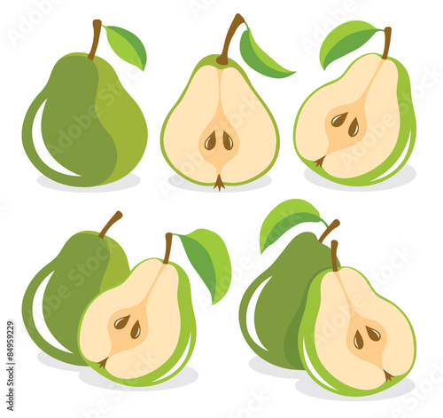 Green pears