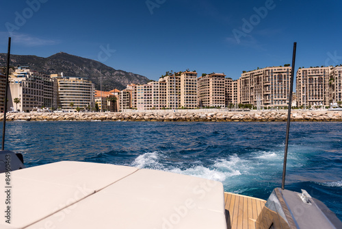 Departing Cap d Ail by luxury tender