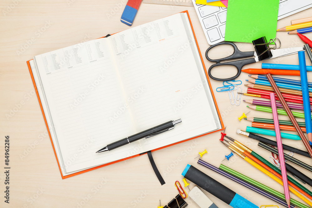 School and office supplies School and office supplies