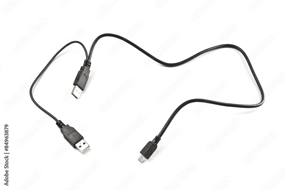 two usb and mini-usb cable two usb and mini-usb cable