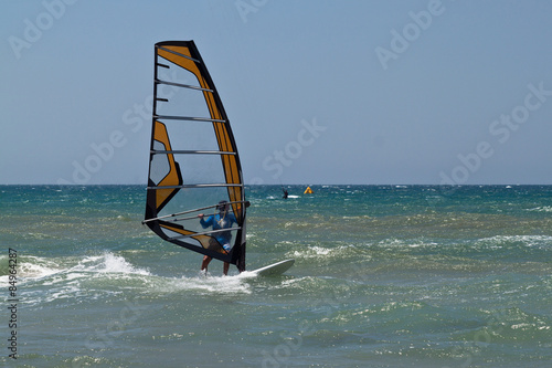 Fast  windsurfer