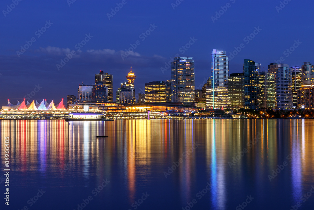 Vancouver Skyline at Dusk Vancouver Skyline at Dusk