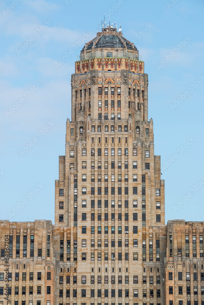 Buffalo City Hall. Buffalo City Hall, a historic Art Deco government building in downtown Buffalo, New York.