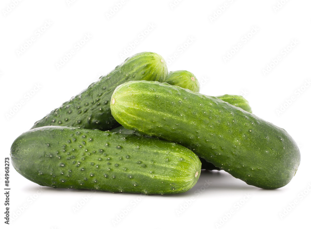 Cucumber vegetable isolated on white background cutout Cucumber vegetable isolated on white background cutout