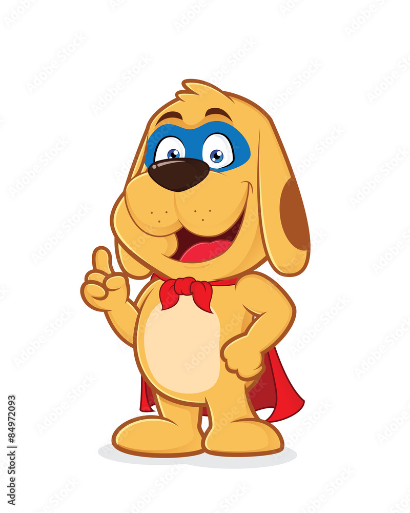 Obraz premium Superhero dog