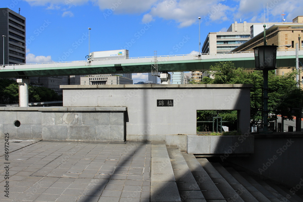 Naklejka premium 橋 川