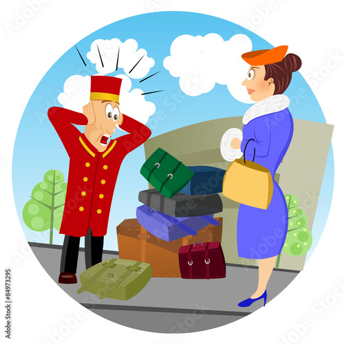 confused business bellhop