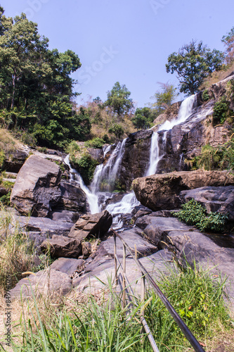 Mae Klang Waterfall in Doi Inthanon, Chiang Mai Province Thailan