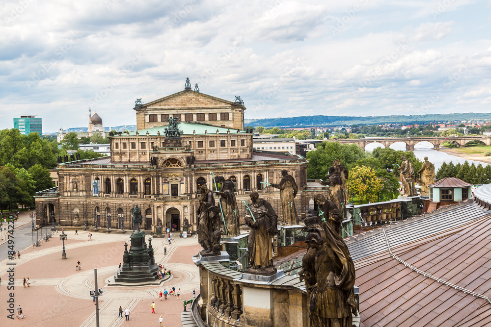 Naklejka premium Semper Opera House in Dresden