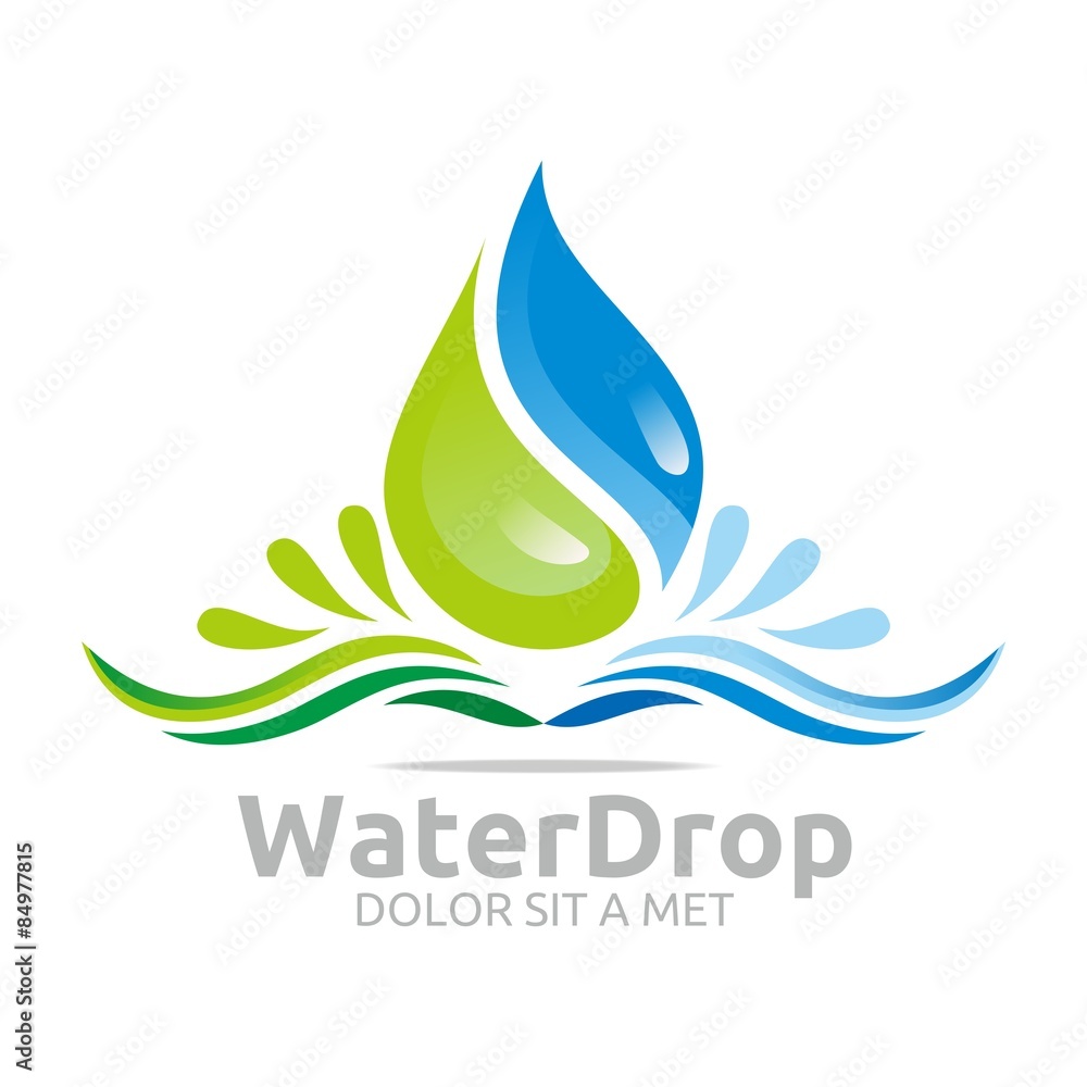 Logo Water Drop Symbol Icon Vector Business Logo Water Drop Symbol Icon Vector Business