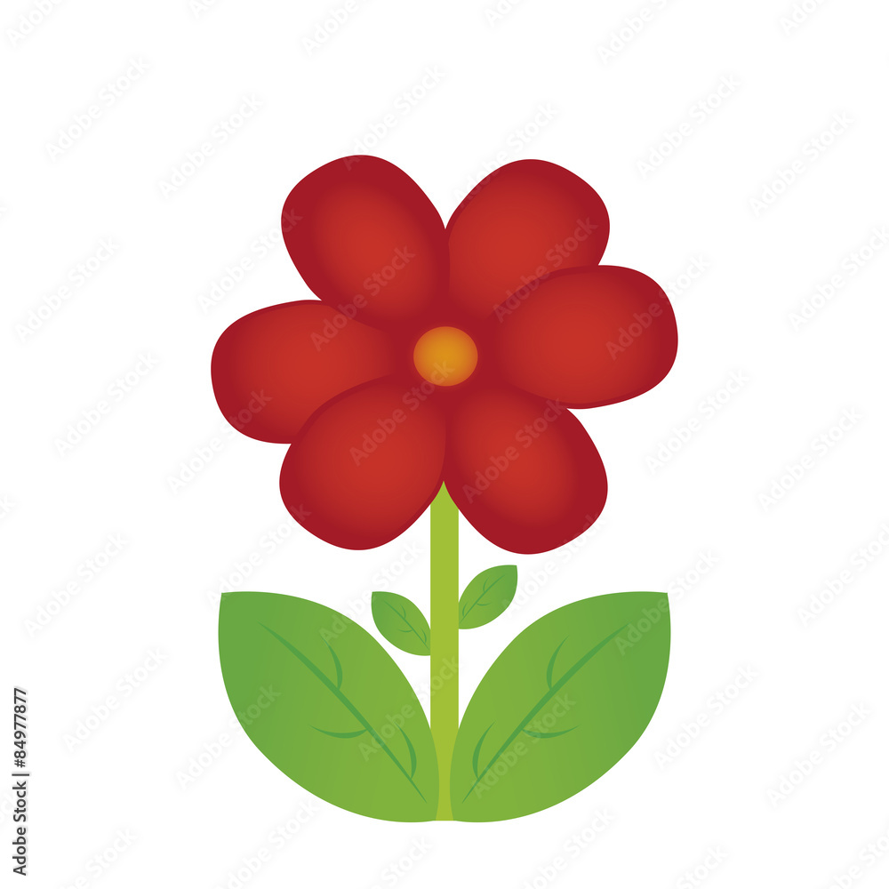 Naklejka premium Flower