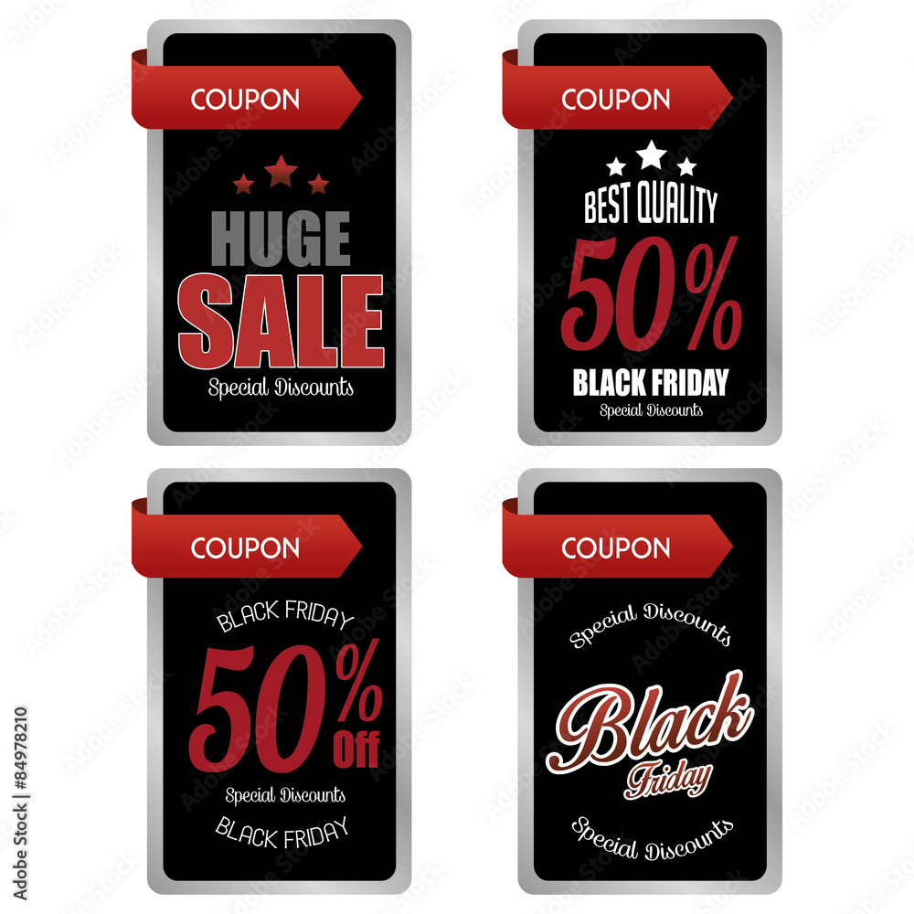 Naklejka premium Black Friday