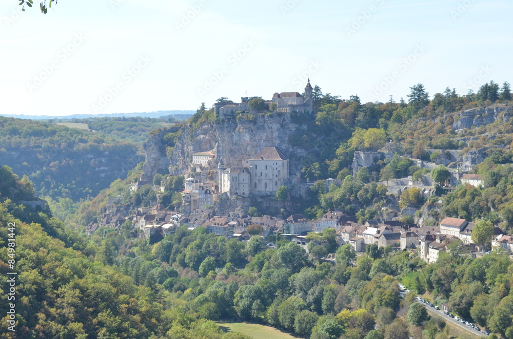 Rocamadour, world heritage village in france
