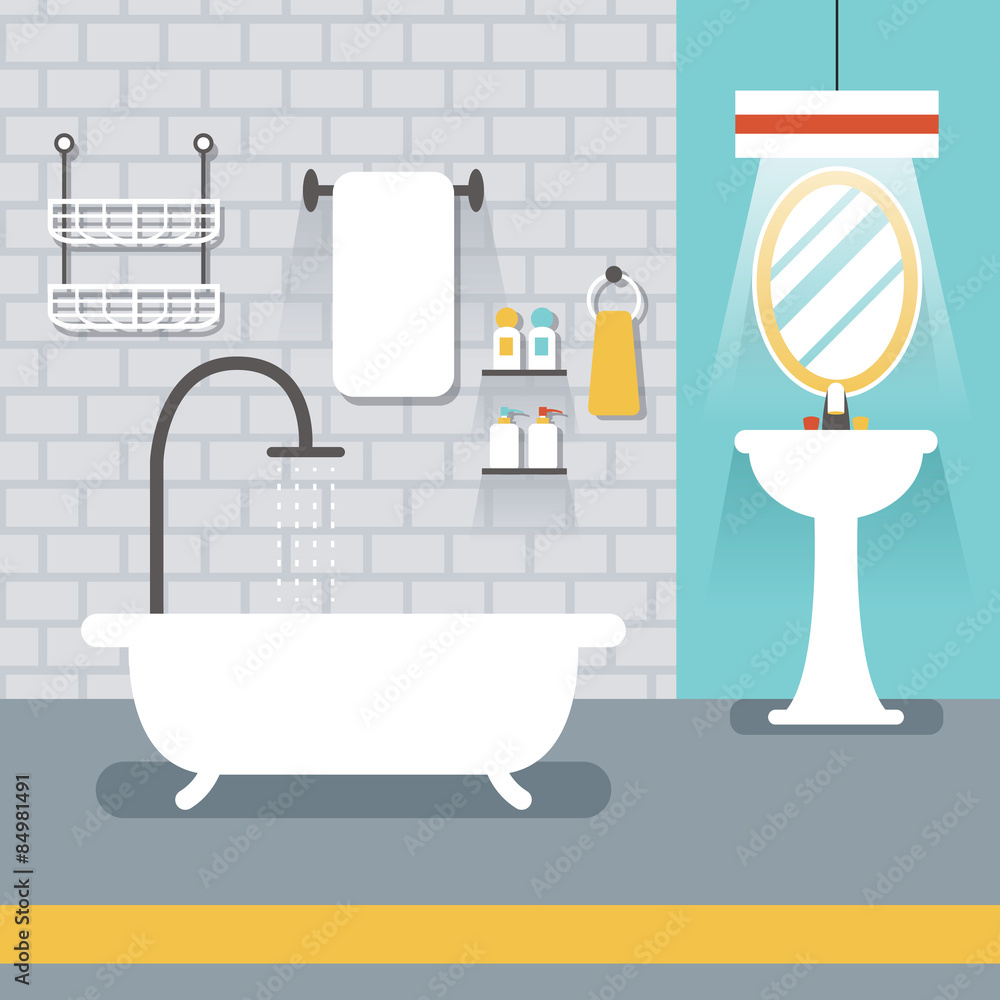 Furniture Display in Room : Bathroom Furniture Display in Room : Bathroom
