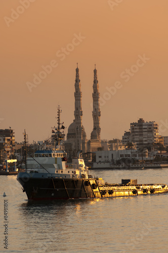 PORT SAID/EGYPT 02nd JANUARY 2007 - The Offshore Supply Ship OSA photo