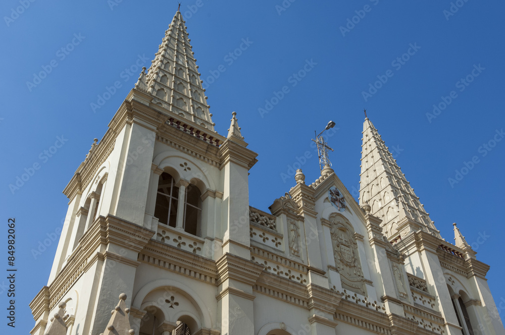 Fototapeta premium Santa Cruz Cathedral Basilica Church in Cochin India