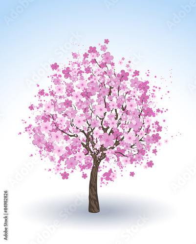 flowering cherry tree © Nelli Valova