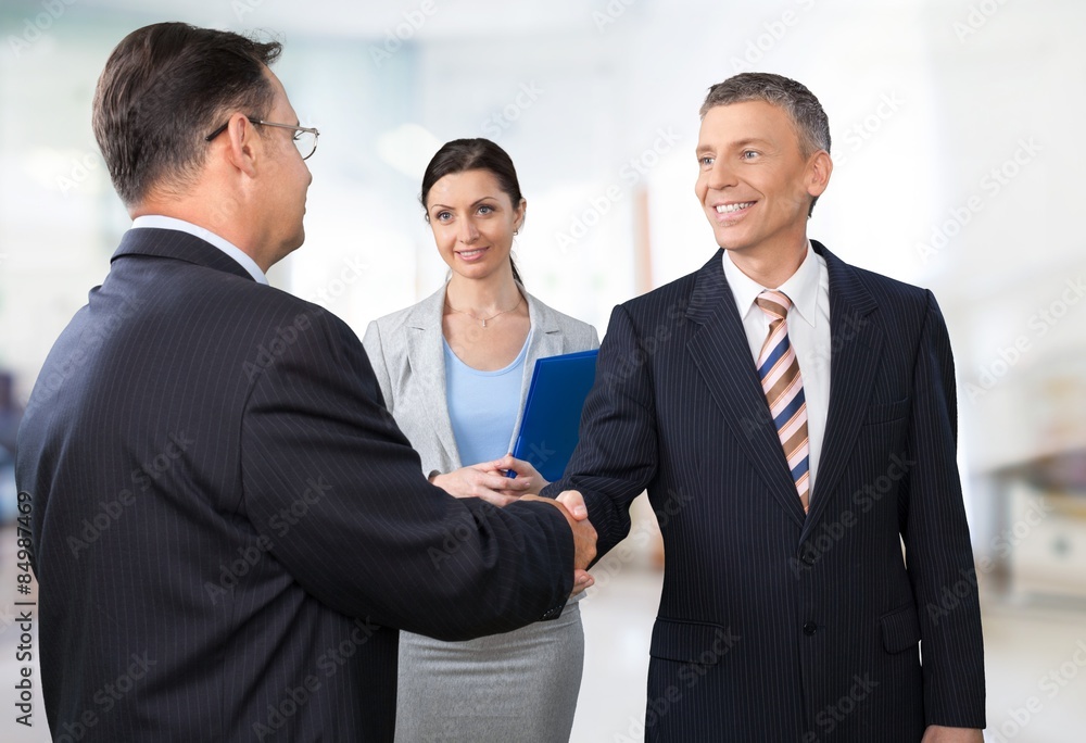 Interview, Job Interview, Handshake. Interview, Job Interview, Handshake.