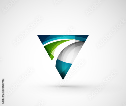 Abstract geometric company logo triangle, arrow Free Download Abstract geometric company logo triangle, arrow - GFXLoad