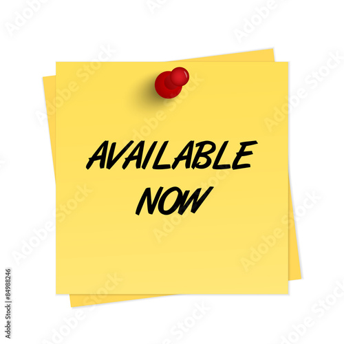 Available now text on reminder