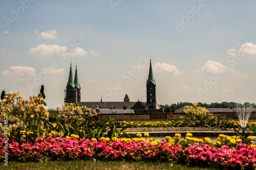Blick auf Bamberger Dom vom Michelsberg