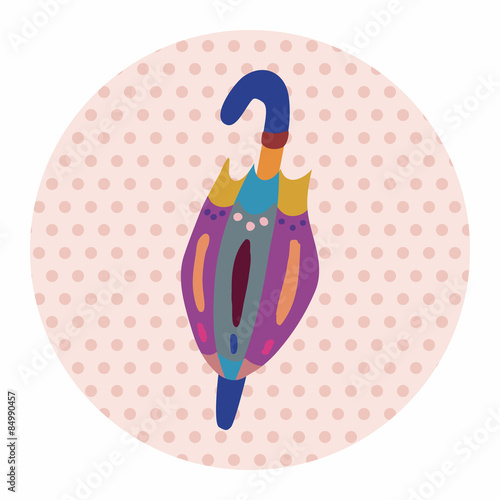 Umbrella theme elemets vector,eps