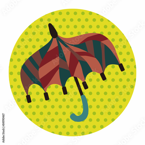 Umbrella theme elemets vector,eps