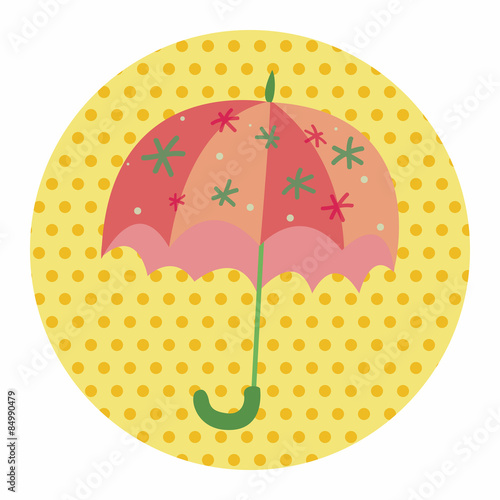 Umbrella theme elemets vector,eps