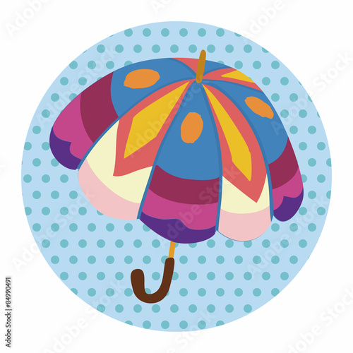 Umbrella theme elemets vector,eps