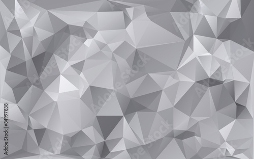 Gray Polygonal Mosaic Background, Creative Design Templates © sumaetho