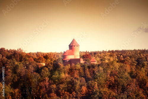 Turaida castle in Sigulda, Latvia photo