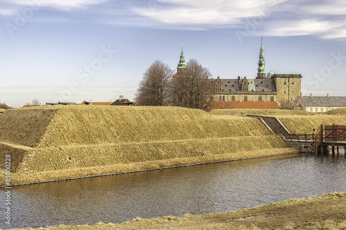 Kronborg castle and moat