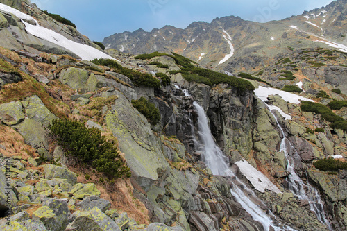 waterfall Skok in Slovak High Tatra