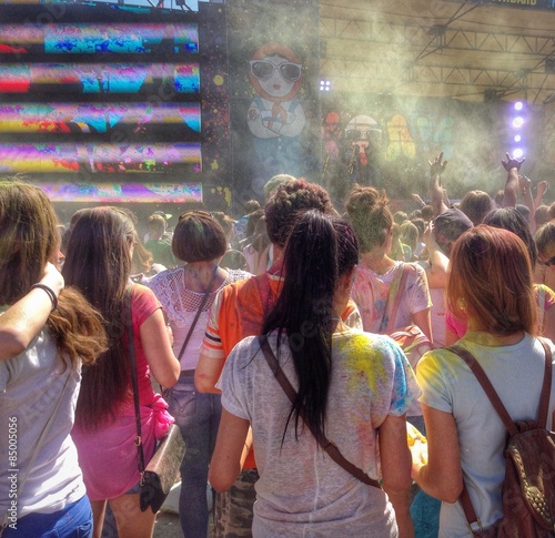Holi festival at St. Petersburg