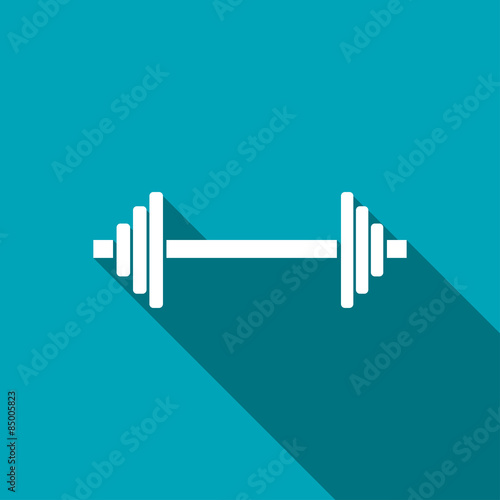 icon of barbell photo