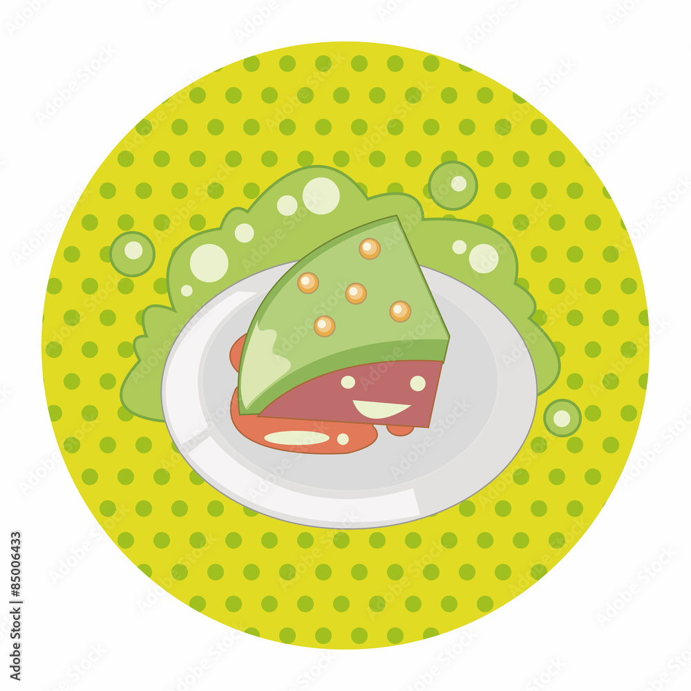 decorating cake flat icon elements background,eps10 decorating cake flat icon elements background,eps10
