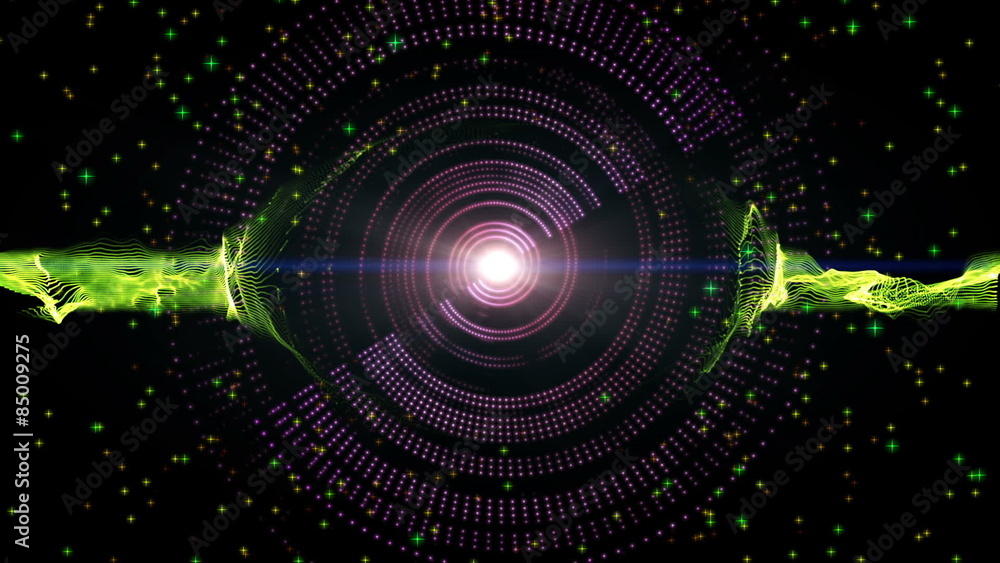 abstract background. purple circle and green wave abstract background. purple circle and green wave