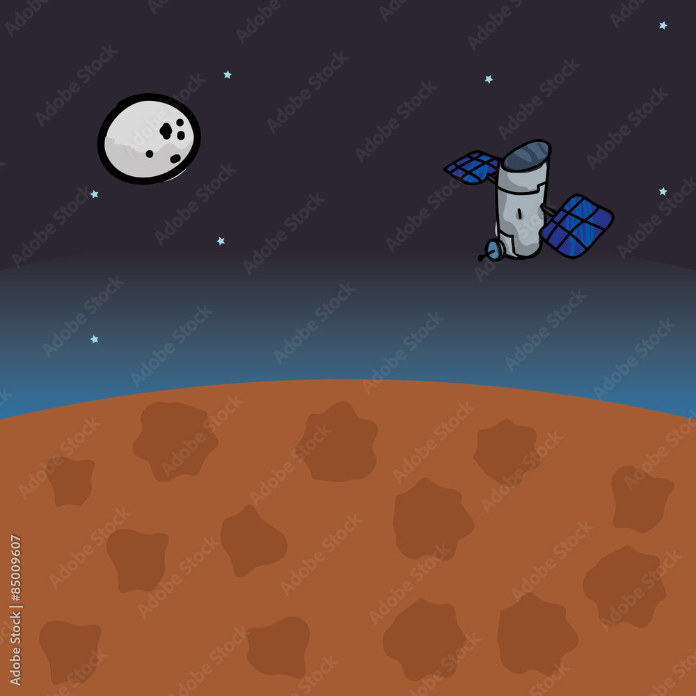 Naklejka premium satellite design 